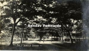 Bismarck Archipelago PNG, RABAUL, New Britain, Avenue with House (1910s) RP