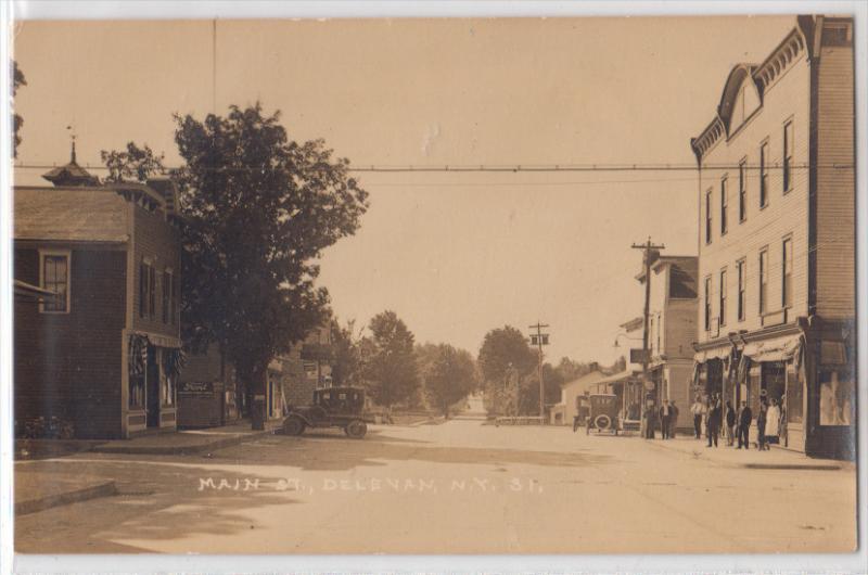 RPPC - Main St. Delevan NY