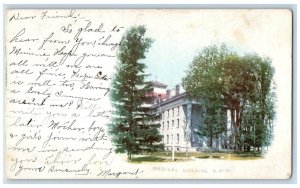 1907 Medical Building Ann Arbor Michigan MI PMC Posted Antique Postcard 