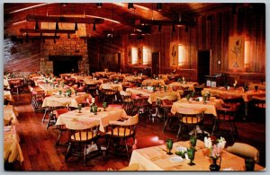 Wheeling West Virginia 1960s Postcard Wilson Lodge Dining Room