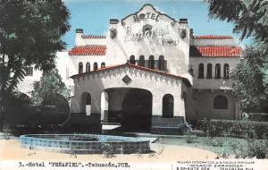 Tehuacan Mexico Hotel Penafiel Tinted Real Photo Antique Postcard K37944