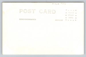 RPPC   Niagara Falls  New York  Frozen Solid   Postcard