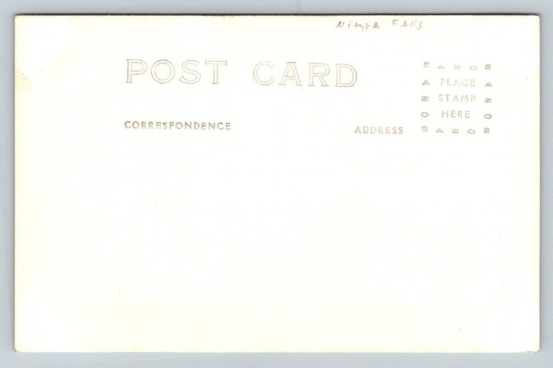 RPPC   Niagara Falls  New York  Frozen Solid   Postcard