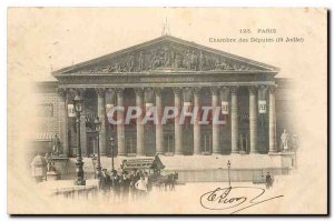 Old Postcard Paris Chamber of Deputies