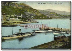 Old Postcard Monte Carlo Vue Generale Charter