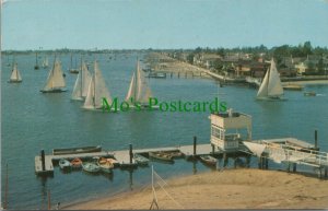 America Postcard - Balboa Island, Newport Harbor, California   RS25281