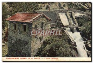 Postcard Old Electricity Thermal baths of the Swift L & # 39usine electric