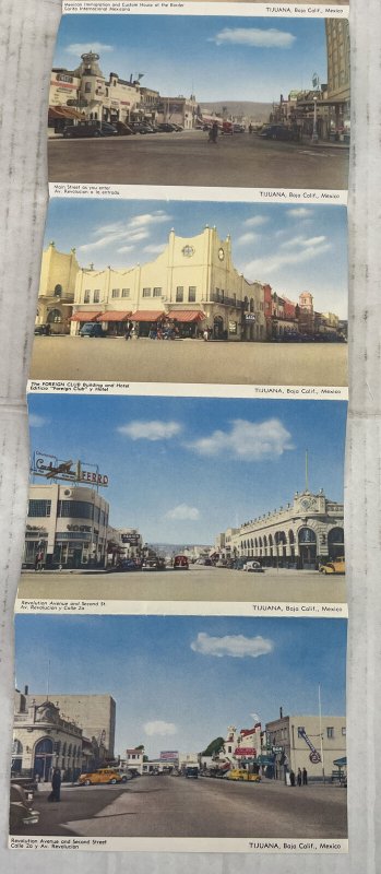 Greetings from Tijuana Mexico Postcard Souvenir Folder 16 Cards