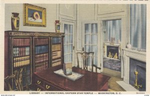WASHINGTON DC, 1930-40s; Library -  International Eastern Star Temple