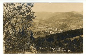 VT - Grafton. View of Village from Bear Hill circa 1910       RPPC