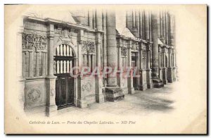 Old Postcard Cathedral of Laon Doors Chapels Laterales