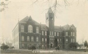 Postcard RPPC 1910 Iowa Shenandoah Western Normal College 23-13013