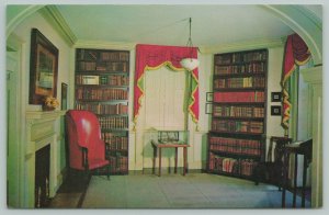 Charlottesville Virginia~Jefferson Monticello Library~Standard Chrome Postcard