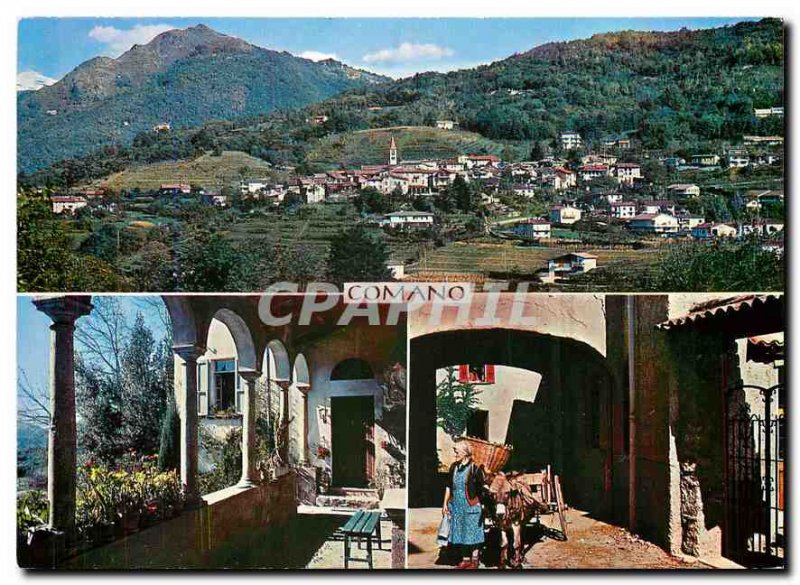 Postcard Modern II Ticino Comano Pittoresco