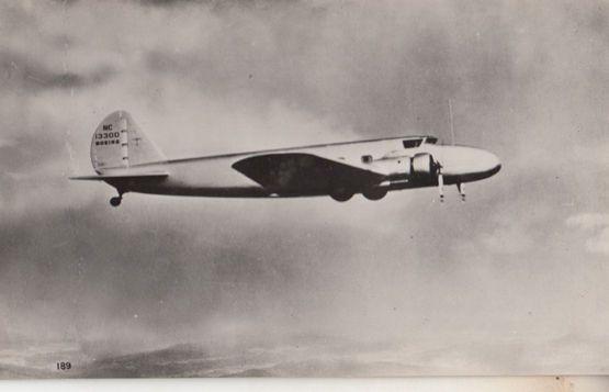 Boeing NC13300 British WW2 Plane Military Real Photo Aircraft Postcard