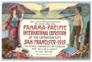 Panama Pacific International Exposition San Francisco USS South Dakota Postcard