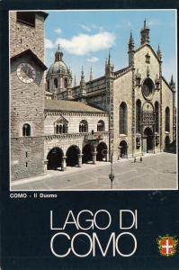 BF23122 lago di como il duomo  italy  front/back image