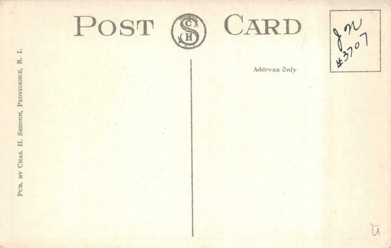 PAWTUCKET, RI Rhode Island   HIGH SCHOOL  Providence County  c1920's Postcard