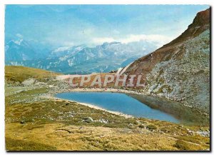 Postcard Modern Courchevel Le Lac Bleu La Grande Casse and Portetta