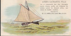 Dr J.C. Ayer & Co, Lowell, Ma Ayer's Cathartic Pills Advertising Card (49374)