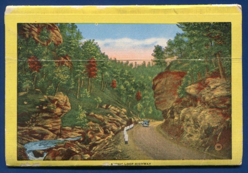 Great Smoky Mountains National Loop Over Newfound Gap Postcard Folder 