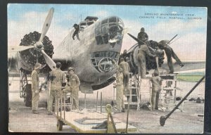 Mint Usa Picture Postcard Ground Maintenance Crew Chanute Field Rantoul IL