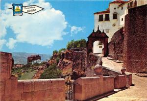 BG11811 ronda puente viejo al fondo iglesia espiritu santo   spain