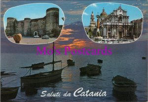 Italy Postcard - Saluti Da Catania, Sicily   RR20893