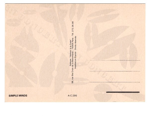 Simple Minds, China Crisis  Rock Musicians