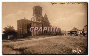 Old Postcard The Vendee Fontenay vicinity of the Romanesque church of Count v...