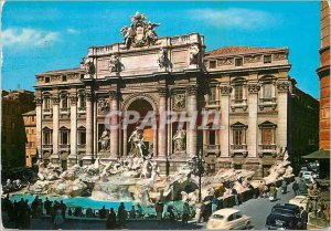 Postcard Modern Roma The Trevi Fountain