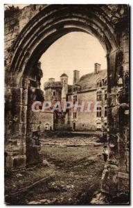 Old Postcard Normandy Picturesque An old Chateau