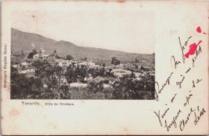 Spain Tenerife Villa de Orotava Vintage Postcard C144