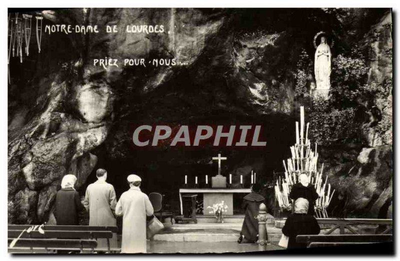 Modern Postcard Lourdes Our Lady Pray For Us