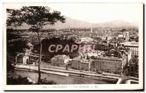 Old Postcard Grenoble Vue Generale