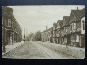 Essex Colchester HIGH STREET c1918 Postcard by M. Series