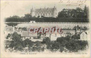 Postcard Old Chateau Moncontour (map 1900)
