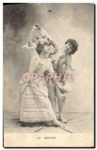 Old Postcard Dance Minuet