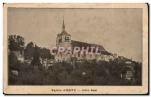 Church of & # 39Ervy - Old Postcard