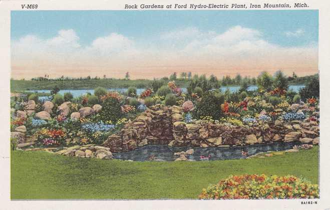 Rock Gardens at Ford Hydro-Electric Plant - Iron Mountain MI, Michigan