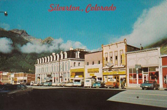 Colorado Silverton Main Street Business Section