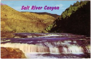 Navajo Falls, Salt River Canyon, Arizona, Vintage Chrome Postcard