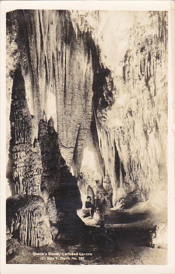 Queen's Room Carlsbad Cavern New Mexico Real Photo