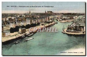 Nantes Old Postcard Panorama to the North East took the ferry