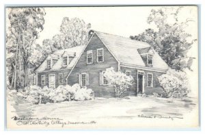 OLD STURBRIDGE, MA ~ MASHAPAUG HOUSE c1960s  Worcester County Roadside Postcard