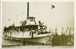 SS 'Alberta' Sternwheeler Kootenay Lake BC Reproduction Litho Postcard G43