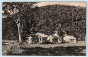 WATERFORD, Maine ME ~ Keoka Lake MT. TIRE'M GUEST HOUSE Roadside c1940s Postcard