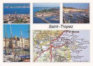 Map of Saint Tropez