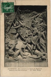 CPA AUXONNE - Bas-relief de la Statue de Napoléon (116045)