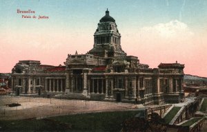 Vintage Postcard 1910's Bruxelles Palais De Justice Courthouse Belgium